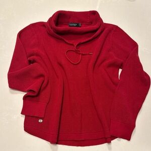 Lauren‎ Ralph Lauren Red Turtleneck Sweater XL